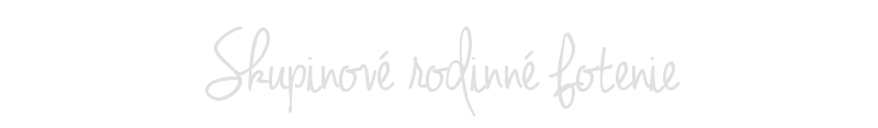 Skupinové rodinné fotenie