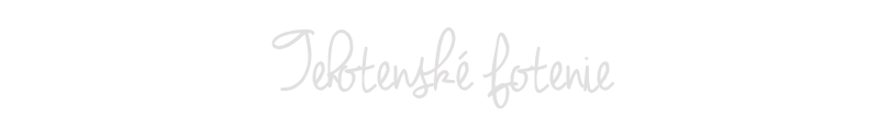 Tehotenské fotenie